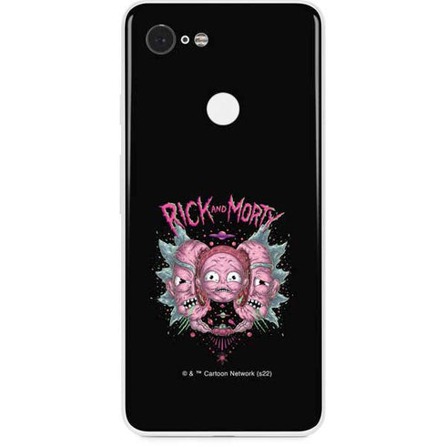 Adult Swim Rick and Morty Split Head Rick Google Pixel 3 Skin